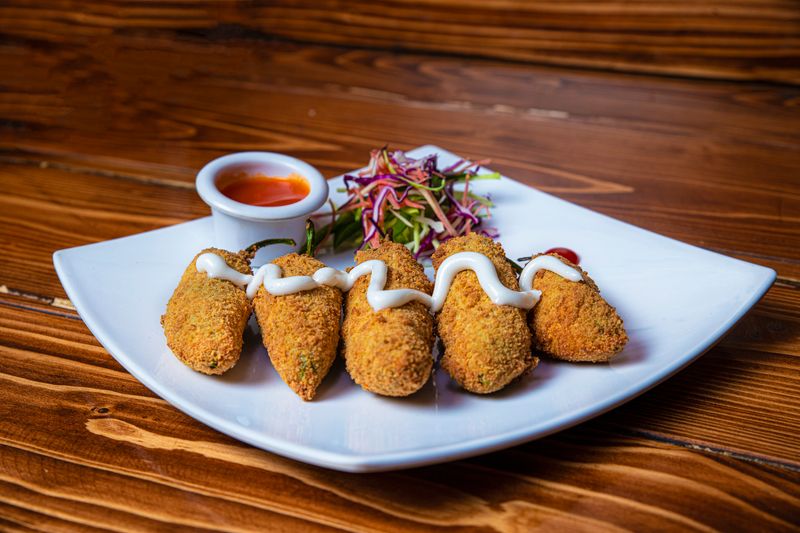 Stuffed mushrooms appetizer Anthony's coal fired