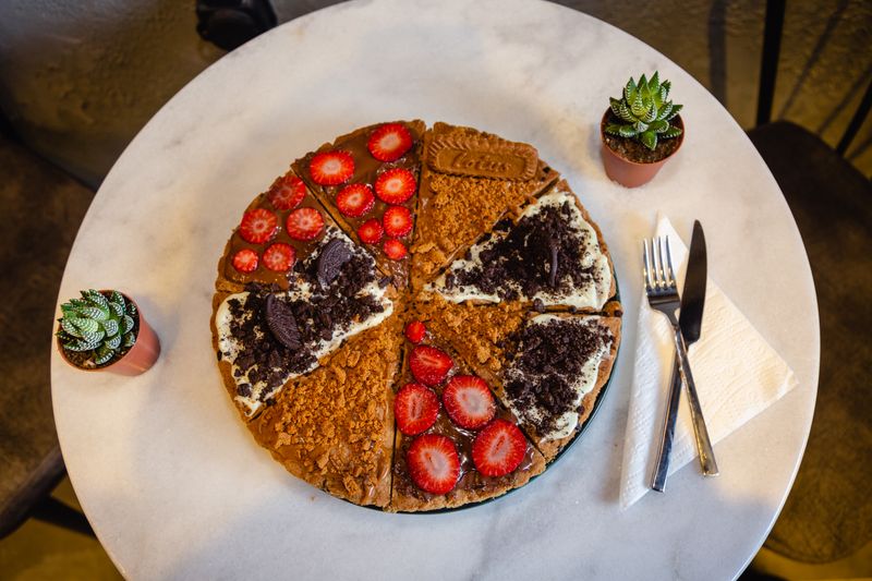 Nutella Pizza Dessert at Anthony's coal fired pizza